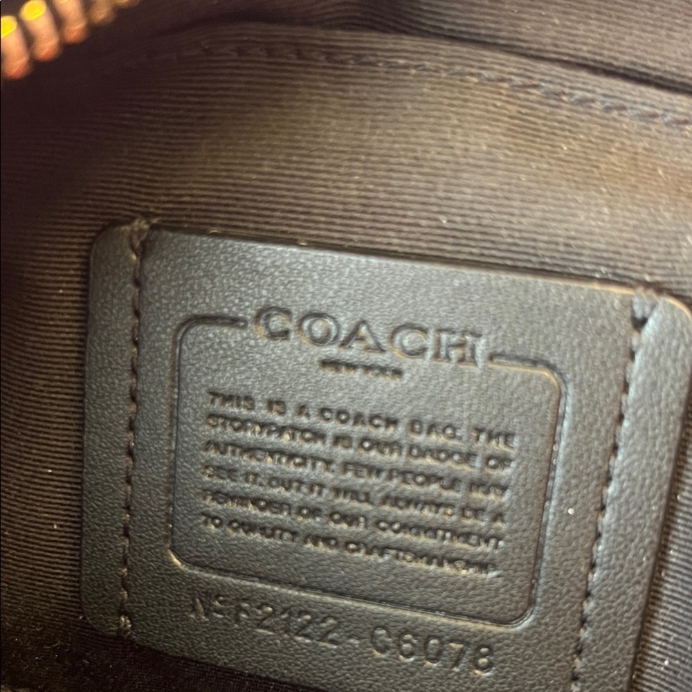 Coach Fuchsia and Black Crossbody Bag - Picture 4 of 13